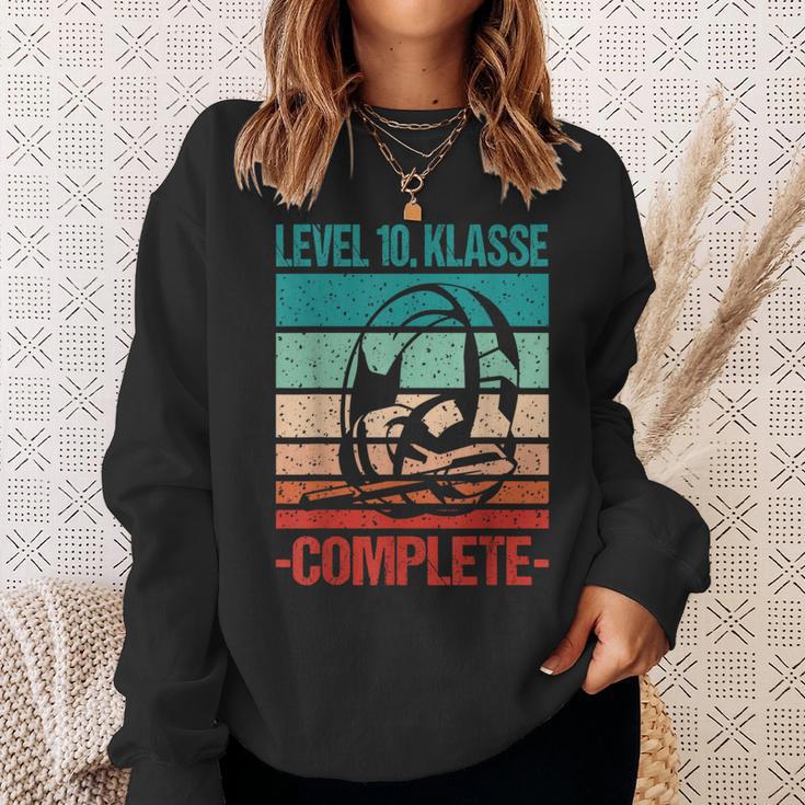 Level 10 Class Complete School Exam Bestanden Graduation S Sweatshirt Geschenke für Sie