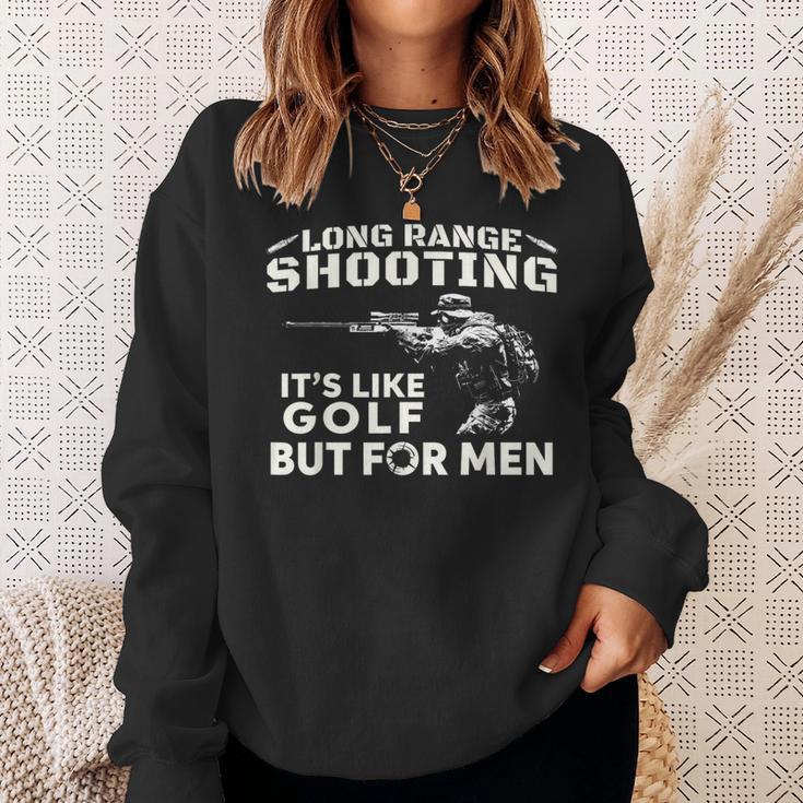 Long Range Shooting Wie Es Ist Golf Aber Für Herren Sweatshirt Geschenke für Sie