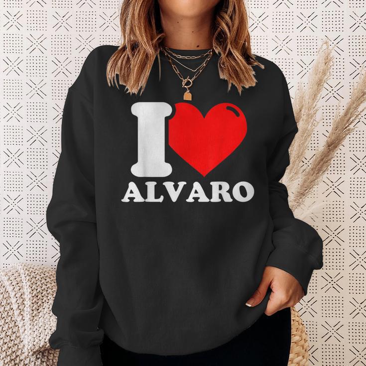 I Love Alvaro Sweatshirt Geschenke für Sie