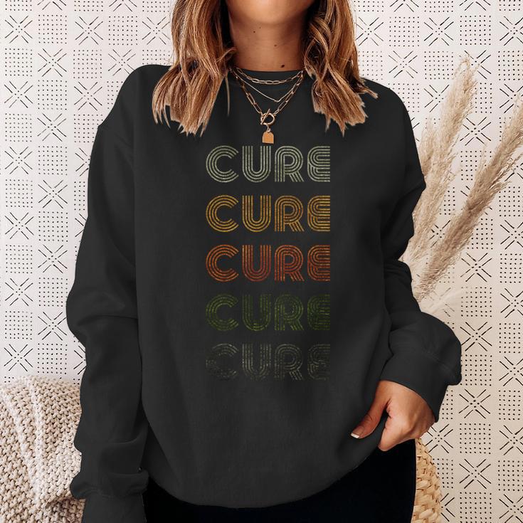 Love Heart Cure Grungeintage Style Cure Sweatshirt Geschenke für Sie