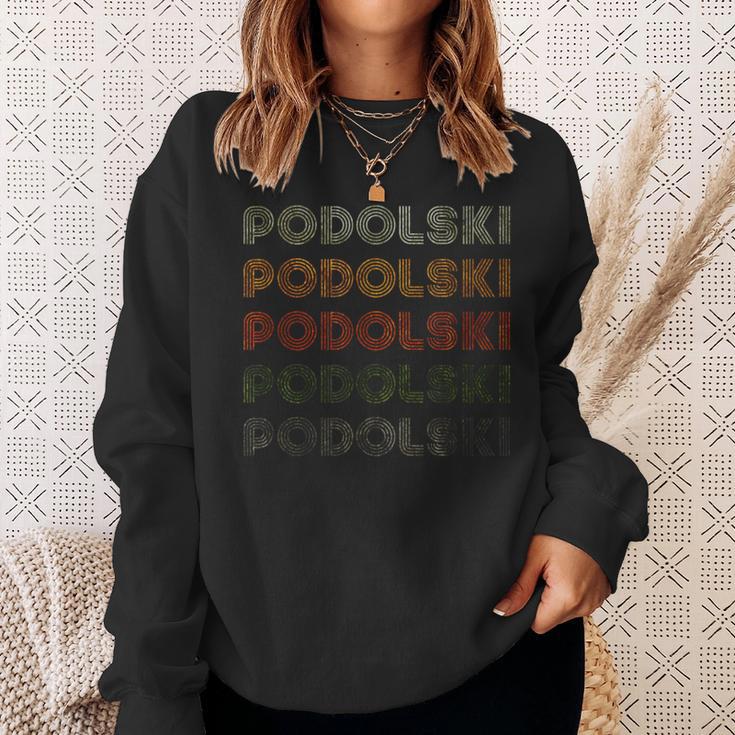 Love Heart Podolski Grungeintage Style Podolski Sweatshirt Geschenke für Sie