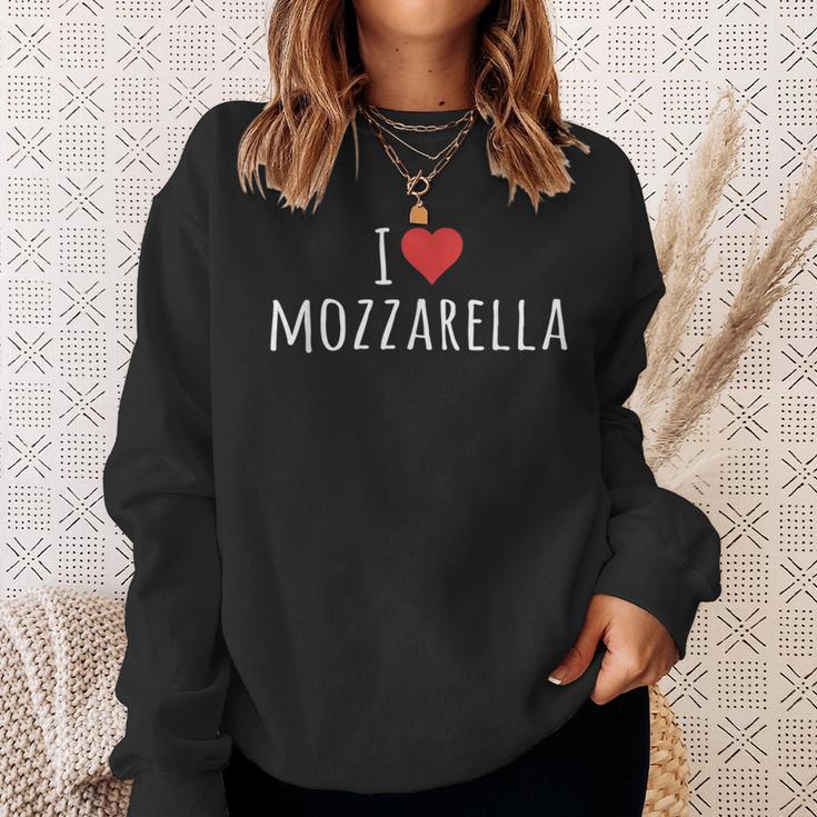 I Love Mozzarella Sweatshirt Geschenke für Sie