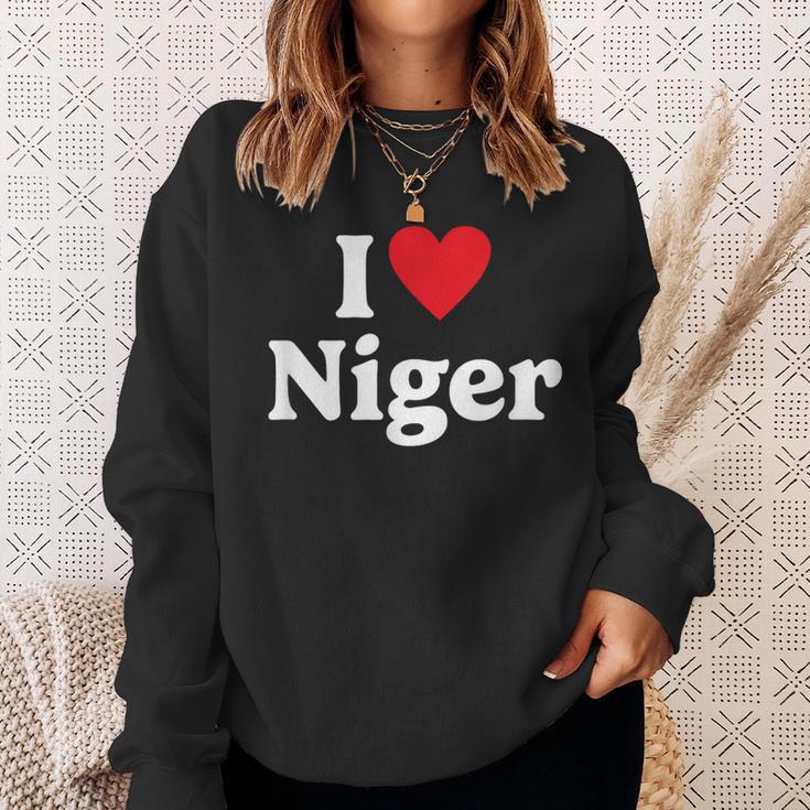 I Love Niger Sweatshirt Geschenke für Sie