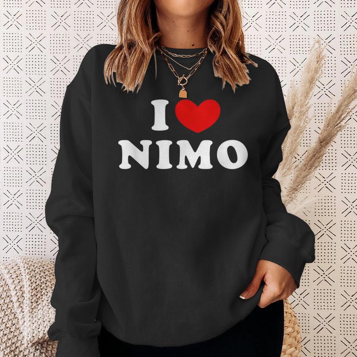 I Love Nimo I Love Nimo Sweatshirt Geschenke für Sie