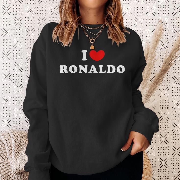 I Love Ronaldo I Love Ronaldo Sweatshirt Geschenke für Sie