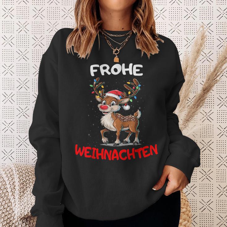 Lustige Rentier Frohe Christmas Sweatshirt Geschenke für Sie