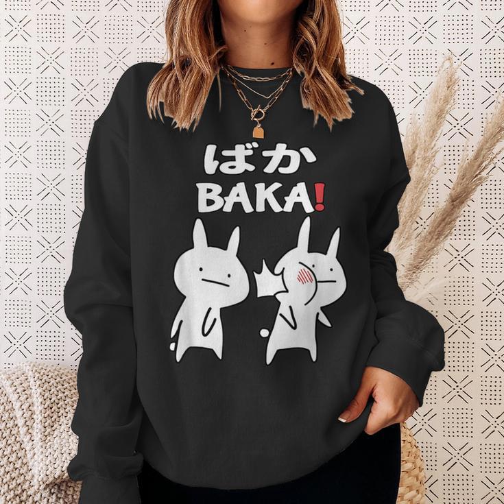 Lustiges Japan Baka Rabbit Ohrfeigen Anime And Manga S Sweatshirt Geschenke für Sie