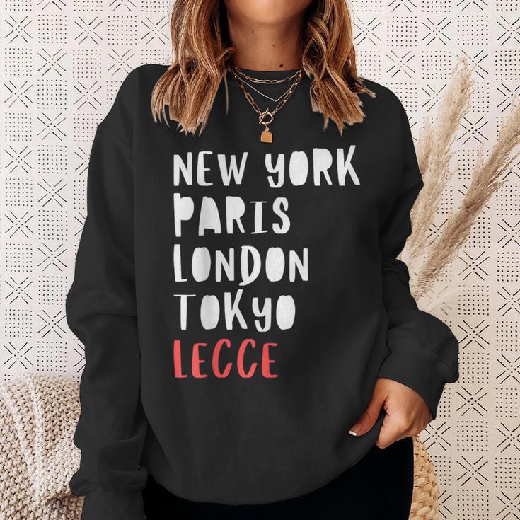 Lustiges Souvenir- Für Reisende In Lecce Italien Sweatshirt Geschenke für Sie