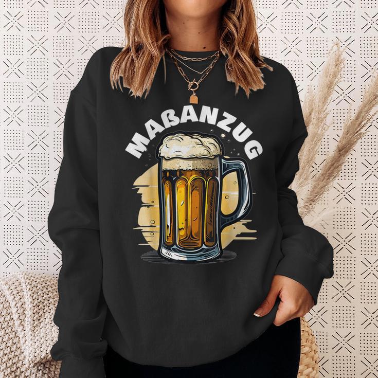 Maßanzug Maß Bier Bayrischer Spruch Maßkrug Bierkrug Sweatshirt Geschenke für Sie