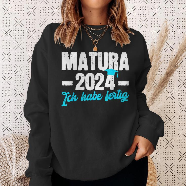 Matura 2024 Ich Habe Fertig Matura Bestanden Sweatshirt Geschenke für Sie