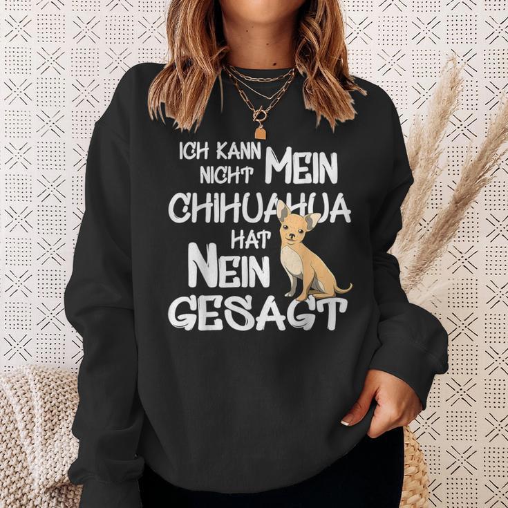 Mein Chihuahua Hat No Sagt Dog Holder Fun Sweatshirt Geschenke für Sie