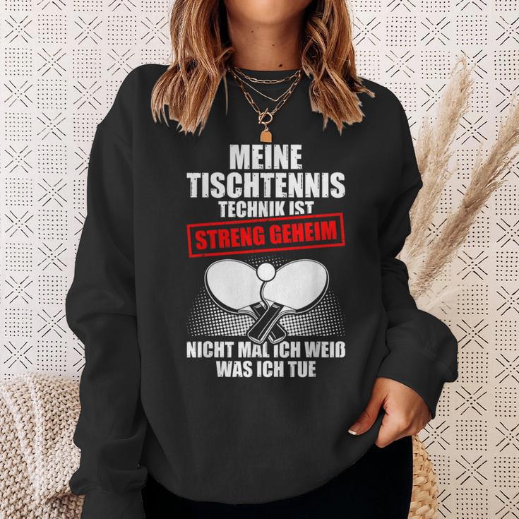 Meine Tischtennis Technik Sweatshirt Geschenke für Sie