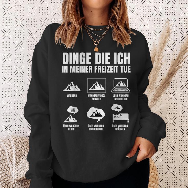 In Meiner Freizeit Hiking Hiking Mountains Sweatshirt Geschenke für Sie