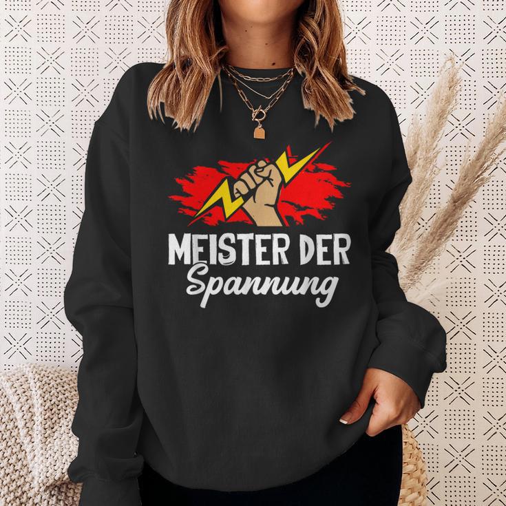 Meister Der Spannung Elektronik Electrician Sweatshirt Geschenke für Sie