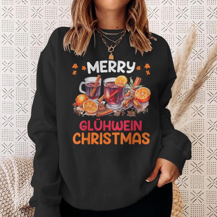 Merry Glühwein Christmas Feuerzangenpunch Christmas Market Sweatshirt Geschenke für Sie