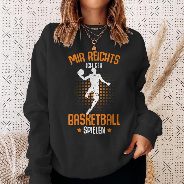 Mir Reichts Ich Geh Basketball Playing Basketballer Boys' Sweatshirt Geschenke für Sie