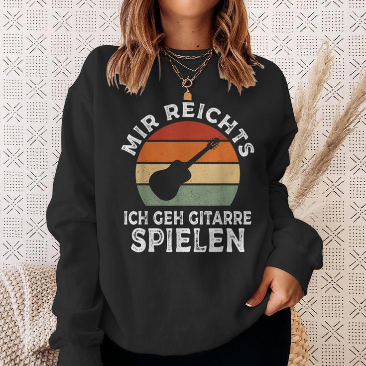 Mir Reichts Ich Geh Gitarre Spielenintage Retro Sweatshirt Geschenke für Sie