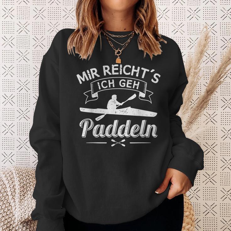 Mir Reichts Ich Geh Paddler Paddle Boat Kayak S Sweatshirt Geschenke für Sie