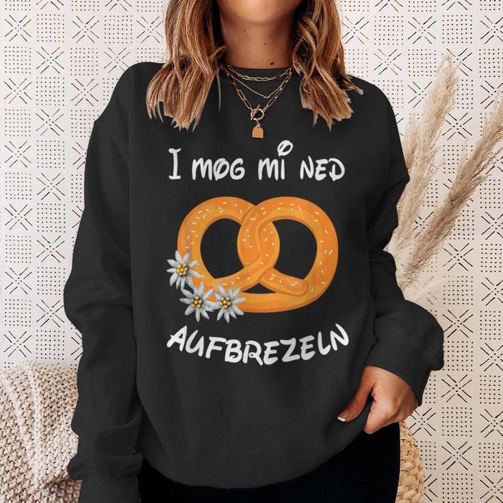 With I Mog Mi Ned Aufbrezeln Pretzel Party Costume Sweatshirt Geschenke für Sie