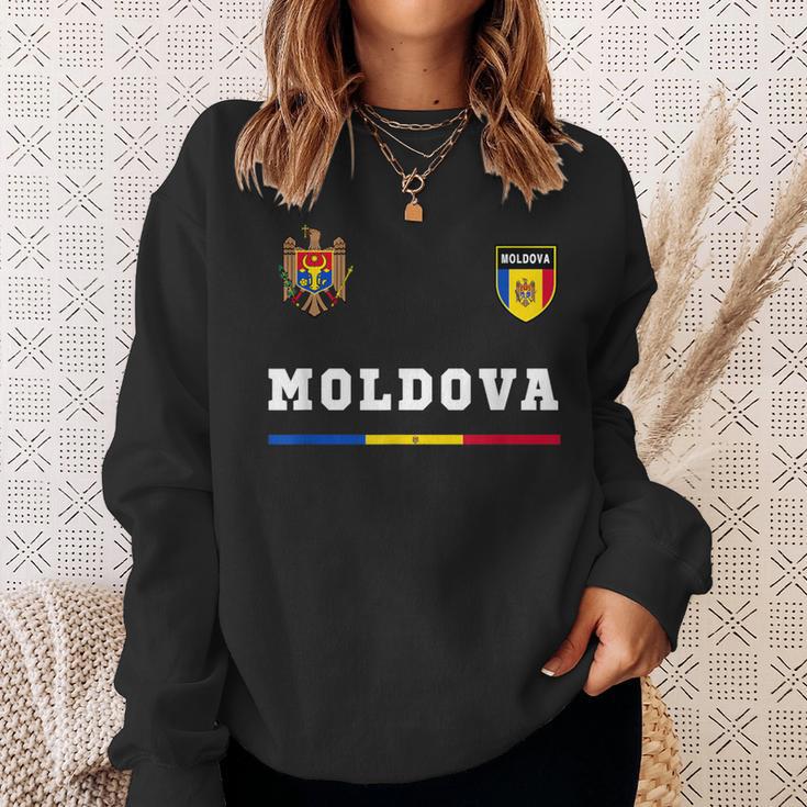 Moldova Sports Football Flag Football Sweatshirt Geschenke für Sie