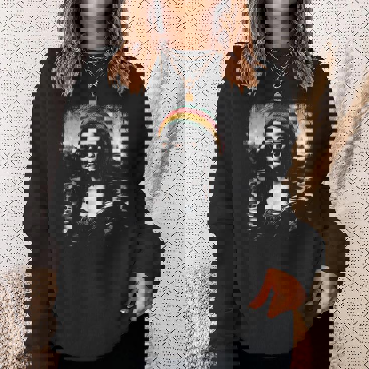 Mona-Lisa Rasta Style Mona-Lisa Rastafari Reggaeintage Felpa Regalos para ella