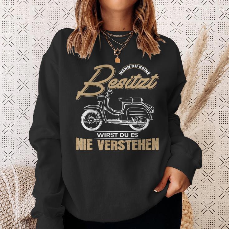 Moped Simson Schwalbe Wenn Du Keine Hen If Sweatshirt Geschenke für Sie