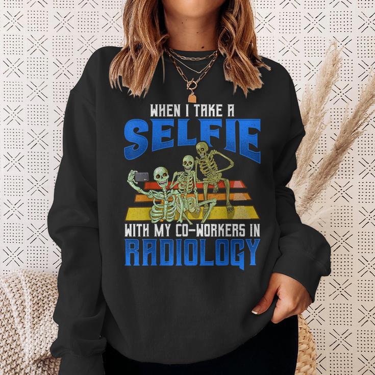 Mtra Radiology Selfie X-Ray Radiology Assistant Sweatshirt Geschenke für Sie