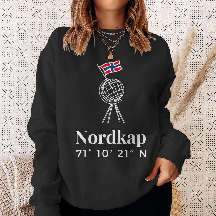 Nordkap Coordinates Sweatshirt Geschenke für Sie