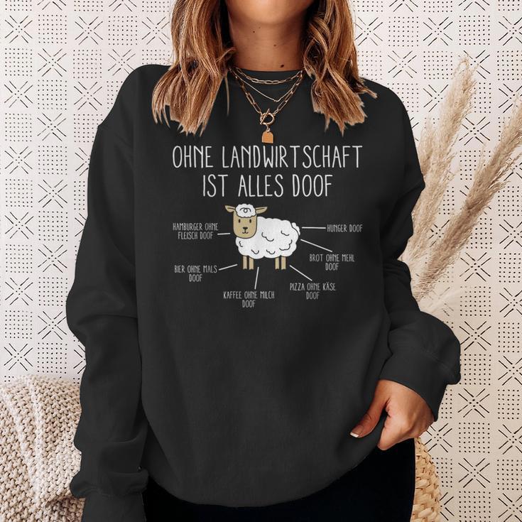 Ohne Landwirtschaft Ist Alles Doof Farmers Slogan Sweatshirt Geschenke für Sie