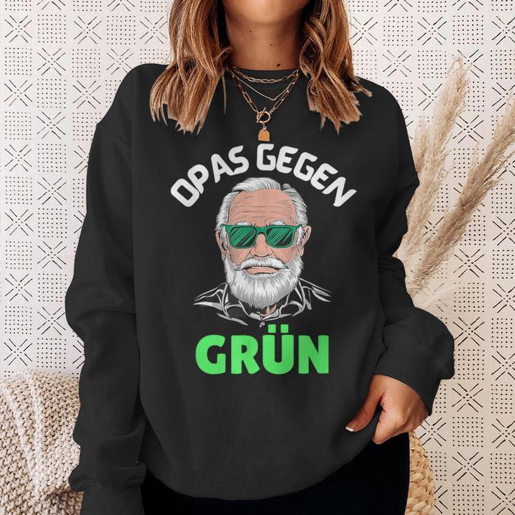 Opas Gegen Grüne Nein Danke Gray Sweatshirt Geschenke für Sie