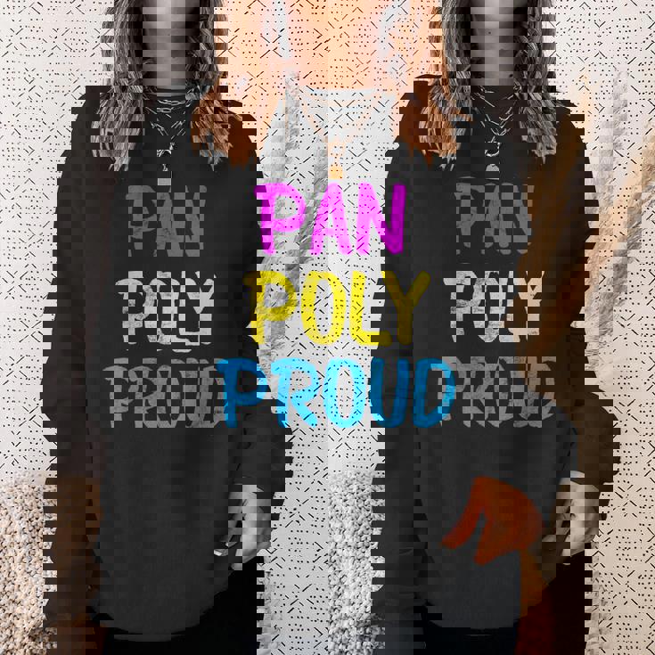 Pansexual Pan Poly Proud Polyamory Pride Regalo Felpa Regalos para ella
