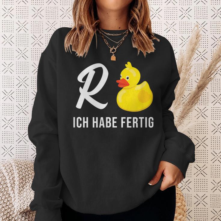 Pensioner Retirement Ich Habe Fertig Retirement Sweatshirt Geschenke für Sie