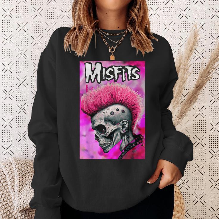 Pink Misfits Skull Fanart Sweatshirt Geschenke für Sie