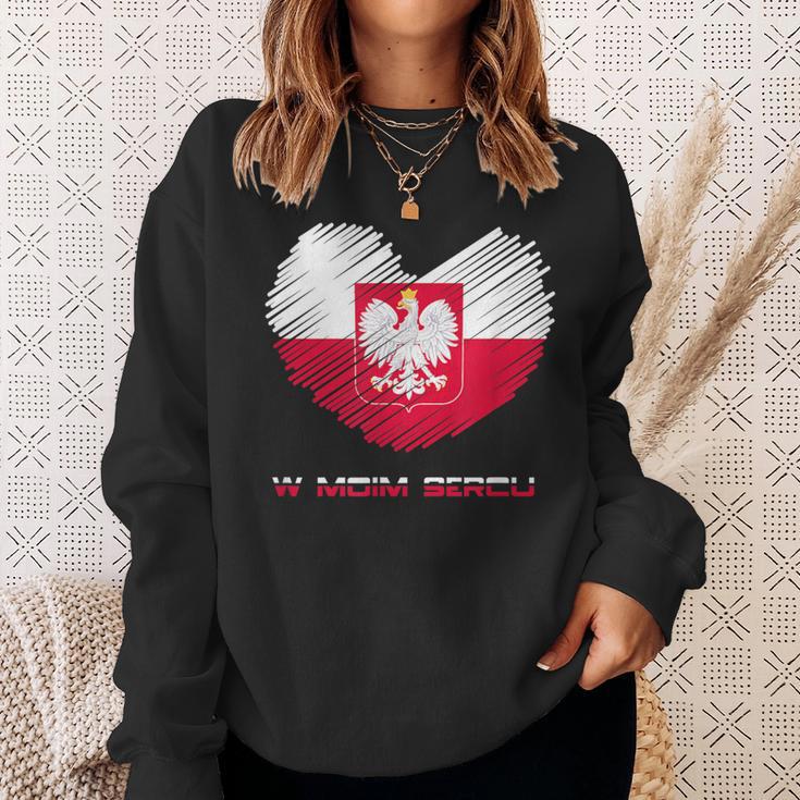 Poland In My Heart Polska Sweatshirt Geschenke für Sie