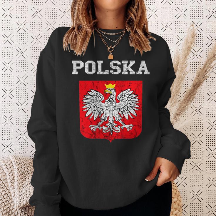 Polska Polish Flag Polish Pride Polska Polish Eagle S Sweatshirt Geschenke für Sie