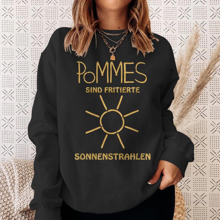 Pommes Pompoms Are Frittierte Sonnenenrahlen Sweatshirt Geschenke für Sie