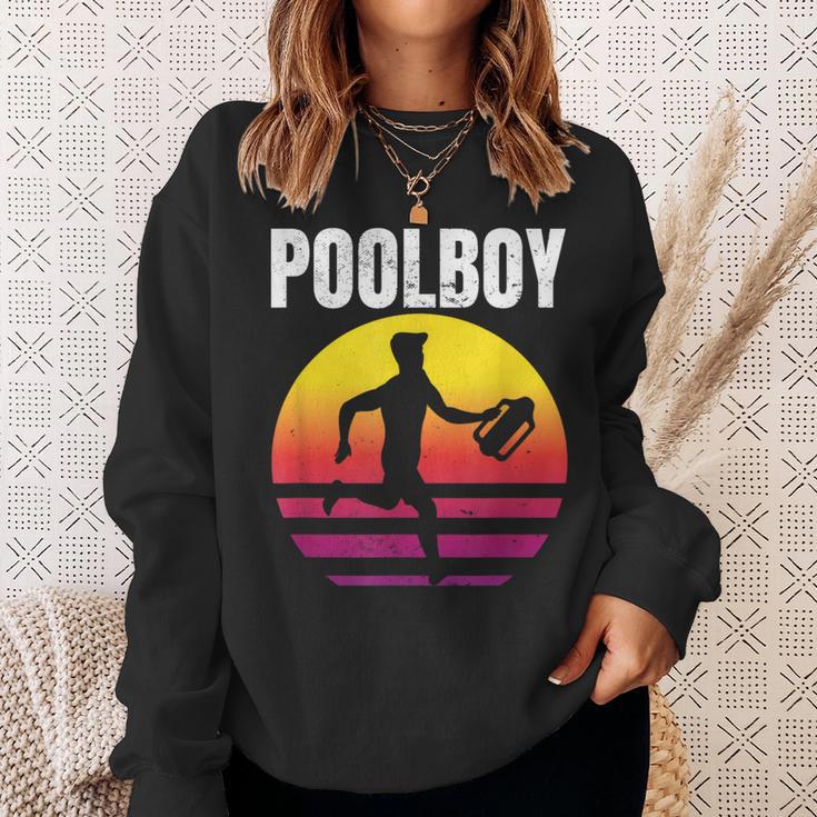 Poolboy Bademeister Lifeguard Swimming Pool Indoor Pool Sweatshirt Geschenke für Sie