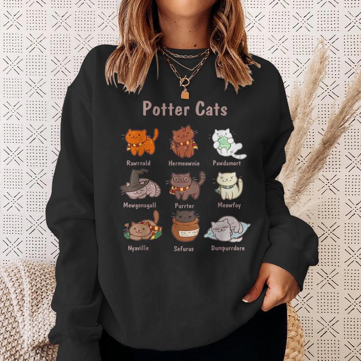 Potter Cats For Cat Lovers Sweatshirt Geschenke für Sie