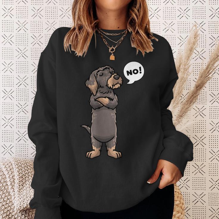 Rauhaardackel Dachshund Dog Sweatshirt Geschenke für Sie