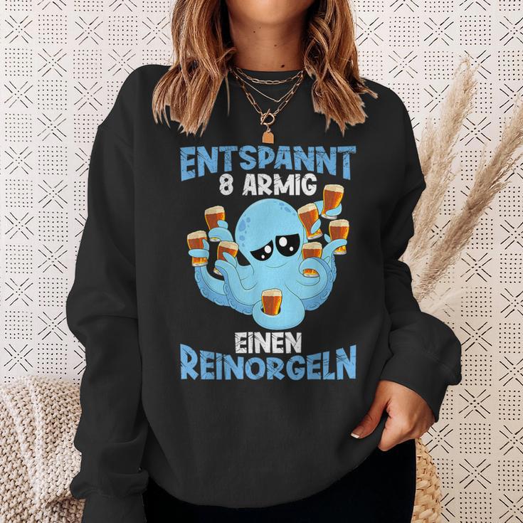 Relaxed Eight-Armed A Reinorgeln Saufen Party Malle Sweatshirt Geschenke für Sie