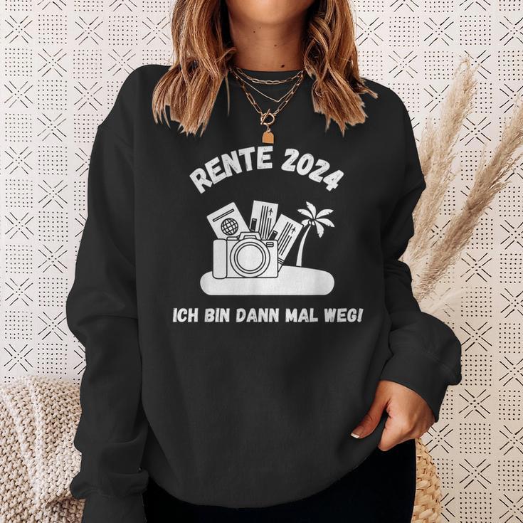 Rente 2024 Ich Bin Dann Mal Weg Pension Renter Retirement Sweatshirt Geschenke für Sie