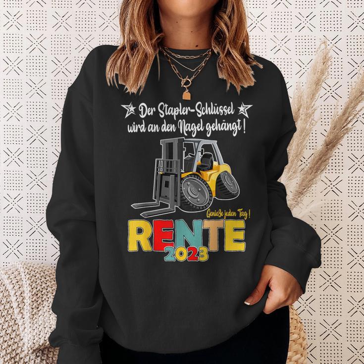 Rente Pension 2023 Forklift Sweatshirt Geschenke für Sie