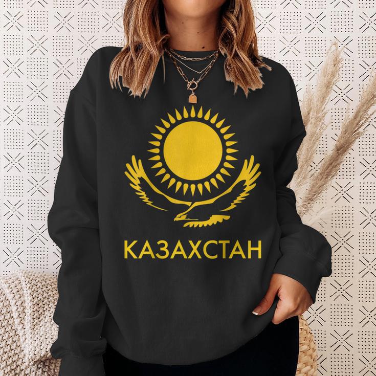 Republic Of Kazakhstan Qazaqstan Kazakhstan Kazakh Flag Sweatshirt Geschenke für Sie