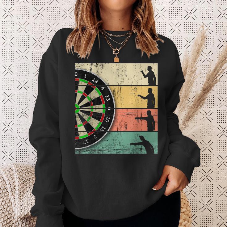 Retro Dart For Dart Game Sweatshirt Geschenke für Sie