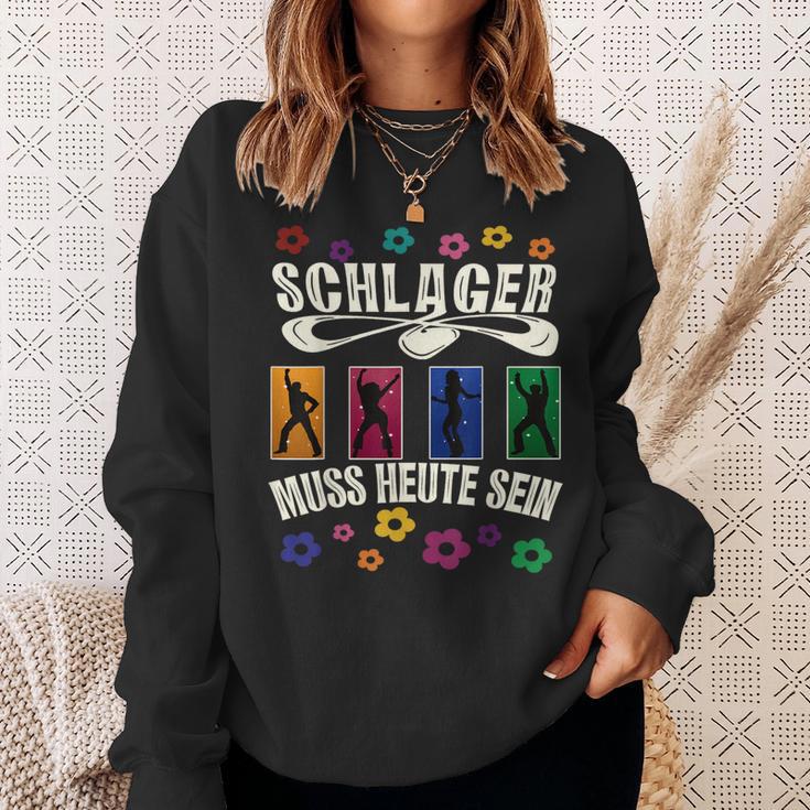 Retro Schlager Costume Outfit For Schlager Party Sweatshirt Geschenke für Sie