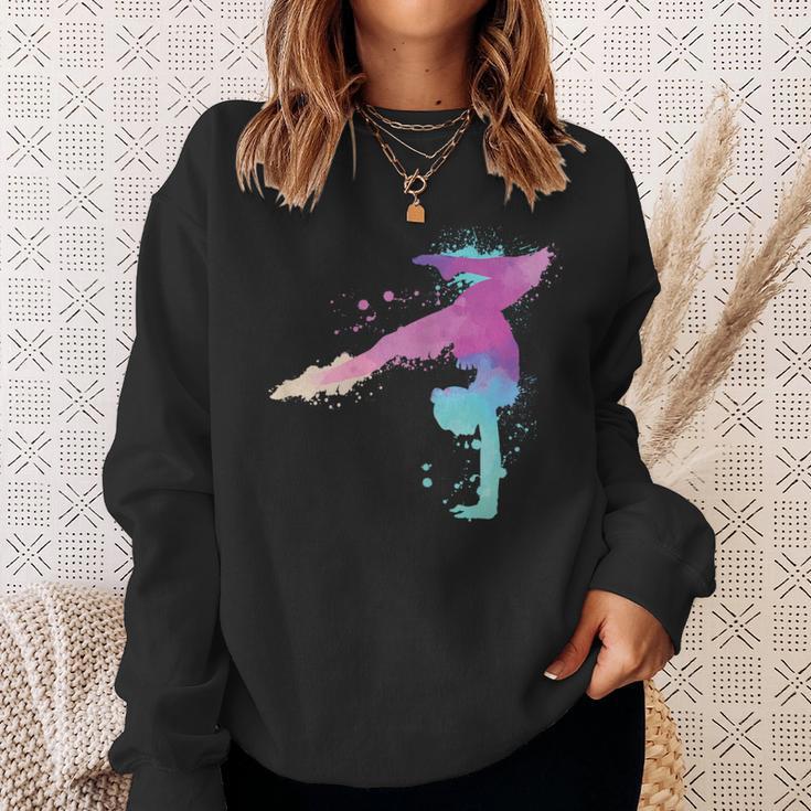 Retro Turnerin Gymnastics Gymnastics Cool Outfit Sweatshirt Geschenke für Sie