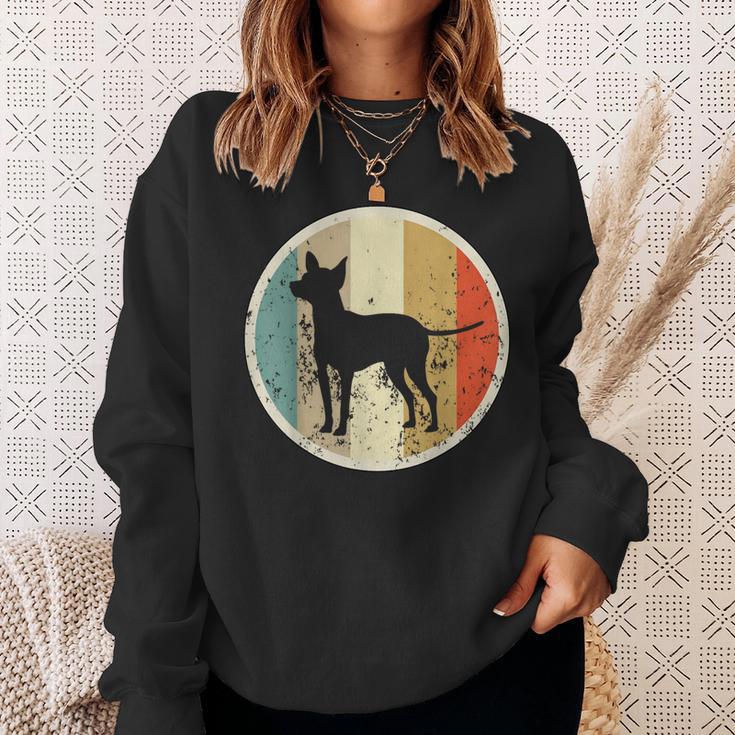 Retrointage Grunge Style Prague Rattler Dog Sweatshirt Geschenke für Sie