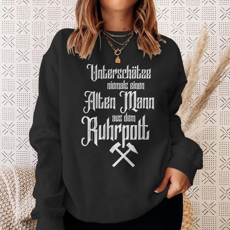 Ruhrpott Quote Ruhrgebiet City Sayings Zeche Kohle Mining Sweatshirt Geschenke für Sie