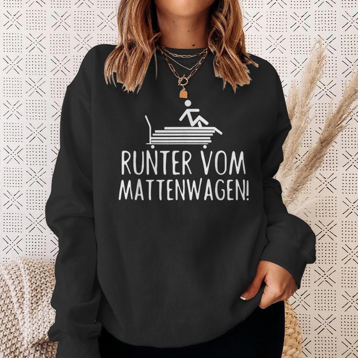 Runterom Mattenwagen I Sport Lehrerin Lehrerin Sweatshirt Geschenke für Sie