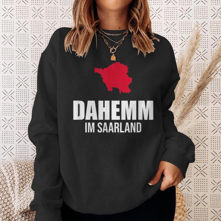 Saarländer Dahemm Dialekt Saarland Sweatshirt Geschenke für Sie